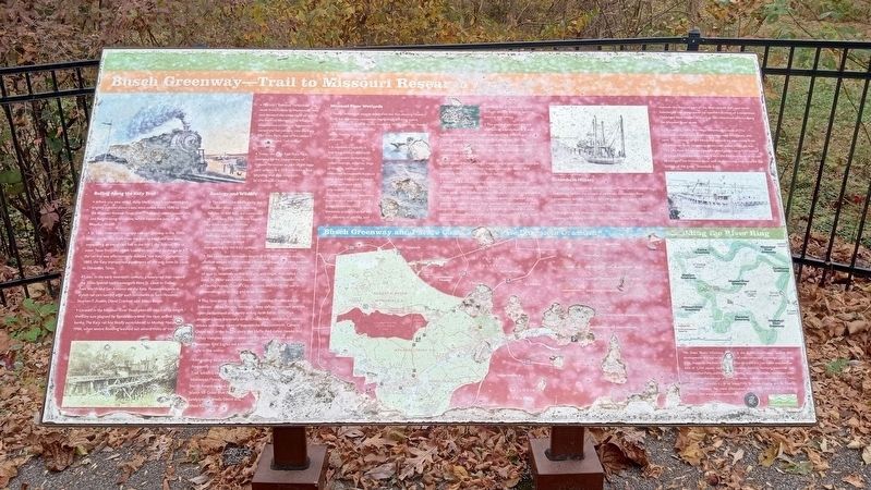 Busch Greenway - Trail to Missouri Research Park Marker image. Click for full size.