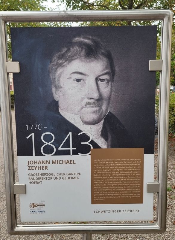 Johann Michael Zeyher Marker image. Click for full size.