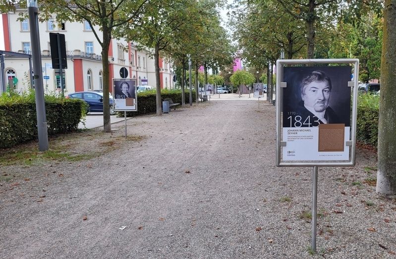 The Johann Michael Zeyher Marker is on the right side of the markers image. Click for full size.
