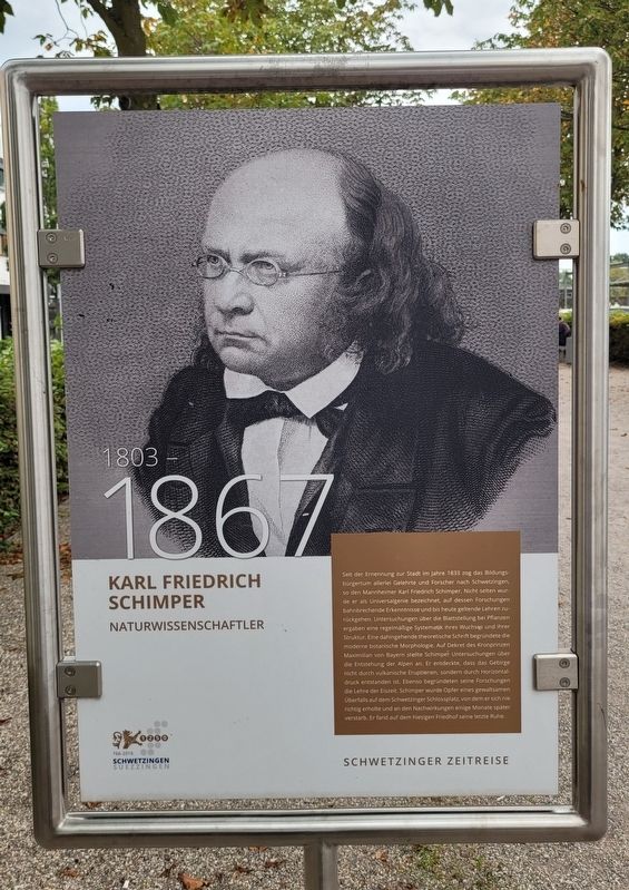 Karl Friedrich Schimper Marker image. Click for full size.