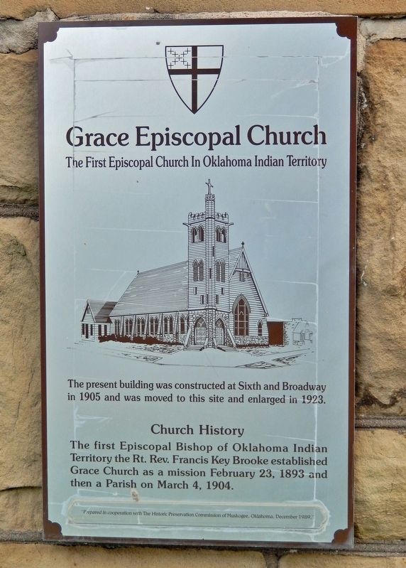 Grace Episcopal Church Marker image. Click for full size.