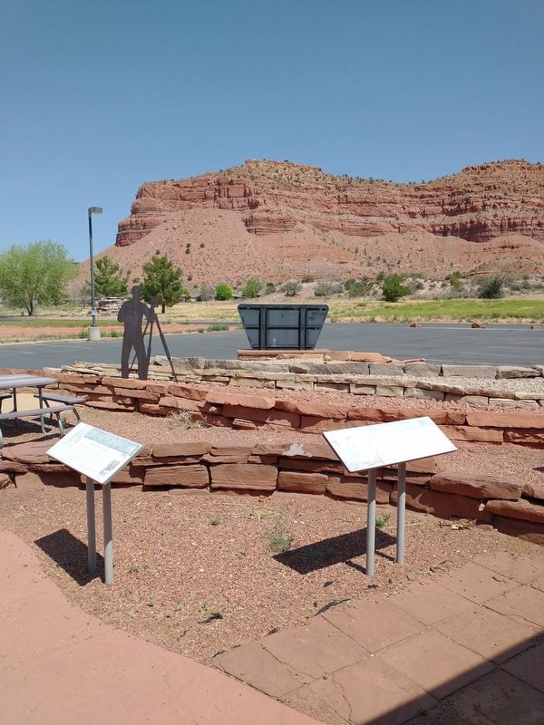 John Wesley Powell Marker. Click for full size. John Wesley Powell Marker image. Click for full size.