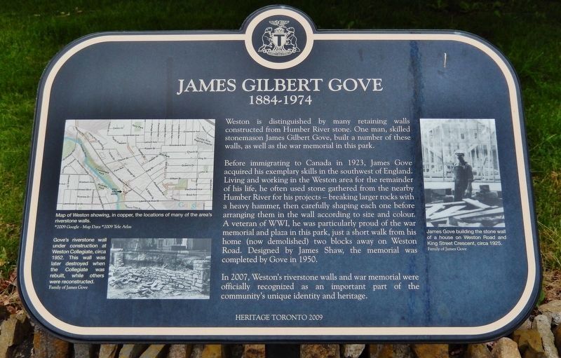 James Gilbert Gove Marker image. Click for full size.