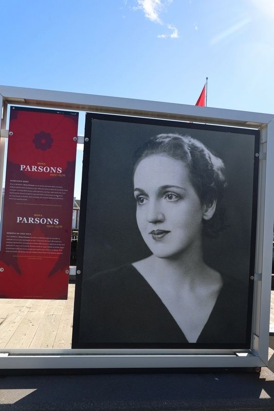 Mona Parsons 1901-1976 Marker image. Click for full size.