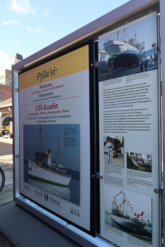 Cssa Acadia (Side 2) Marker. Click for full size. Cssa Acadia (Side 2) Marker image. Click for full size.