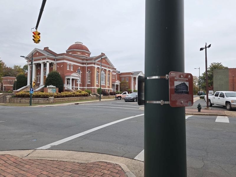 Albemarle Hotel Marker at the intersection of North and North 2nd Streets image. Click for full size.