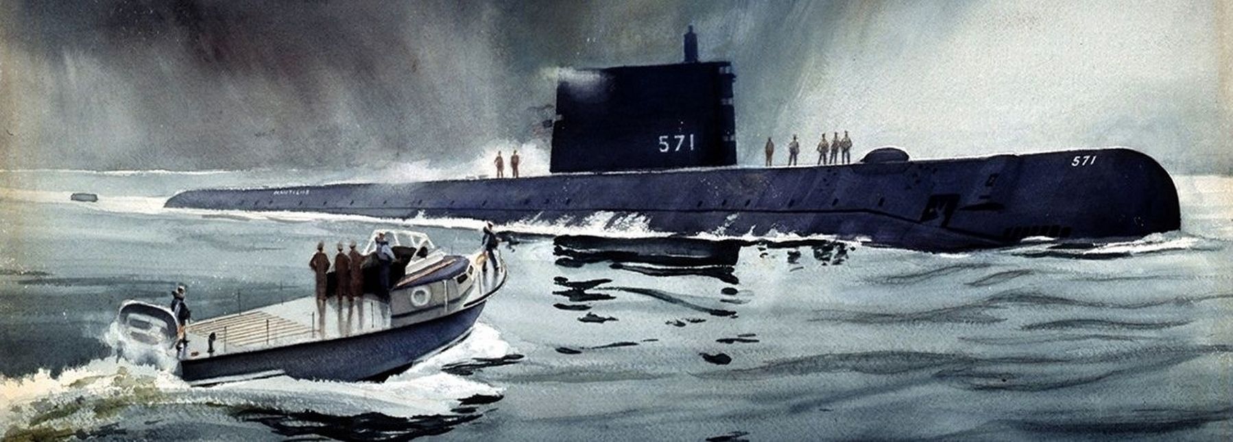USS Nautilus SSN 571. Click for more information. USS Nautilus SSN 571 image. Click for more information.