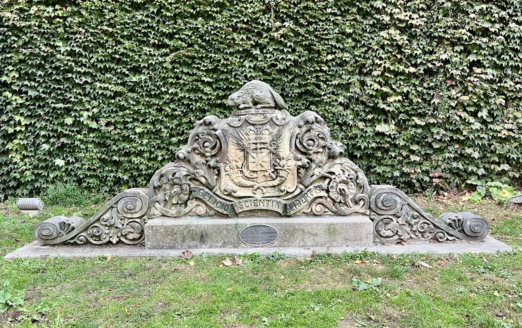 Toronto Normal School Coat of Arms Marker. Click for full size. Toronto Normal School Coat of Arms Marker image. Click for full size.