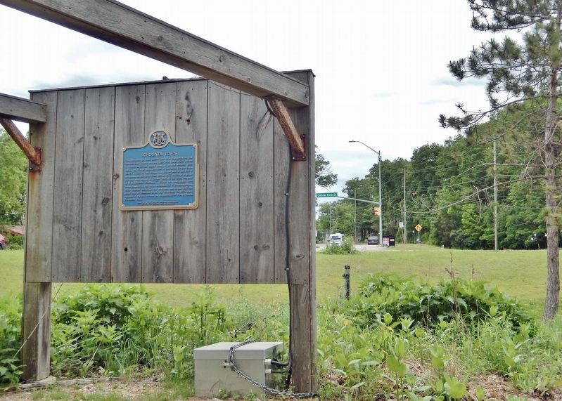 Schooner Town Marker image. Click for full size.
