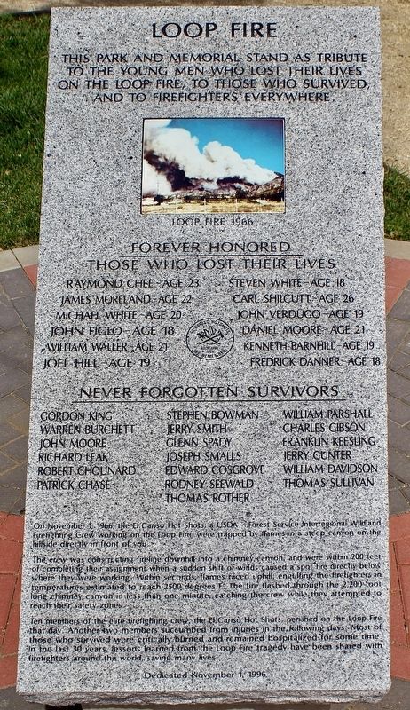 Loop Fire Marker. Click for full size. Loop Fire Marker image. Click for full size.