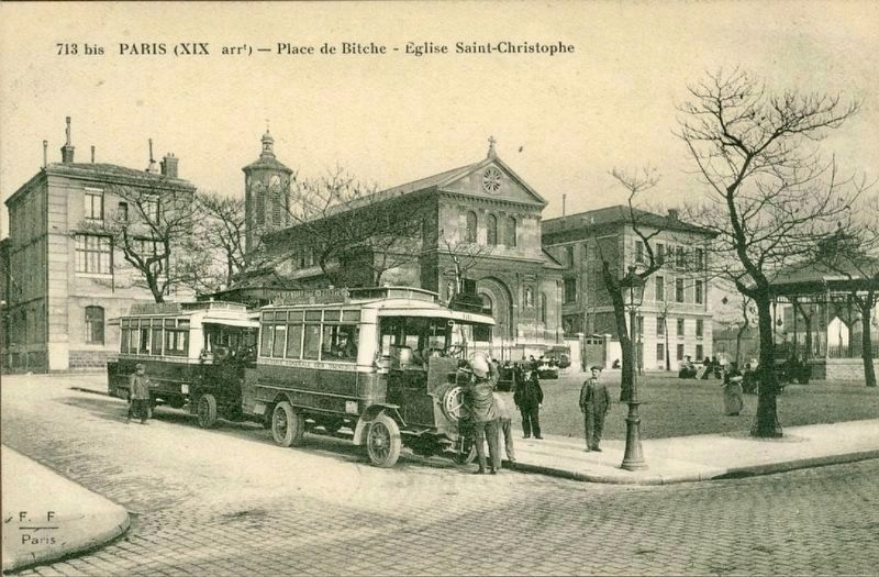 Square Serge Reggiani, when it was known as Place de Bitche. Click for full size. Square Serge Reggiani, when it was known as Place de Bitche image. Click for full size.