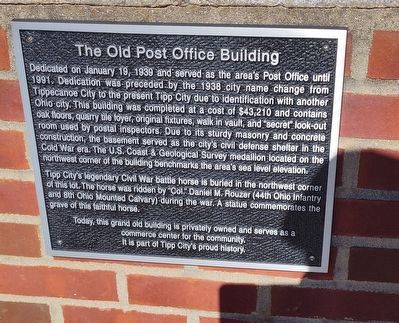 The Old Post Office Building Marker image. Click for full size.