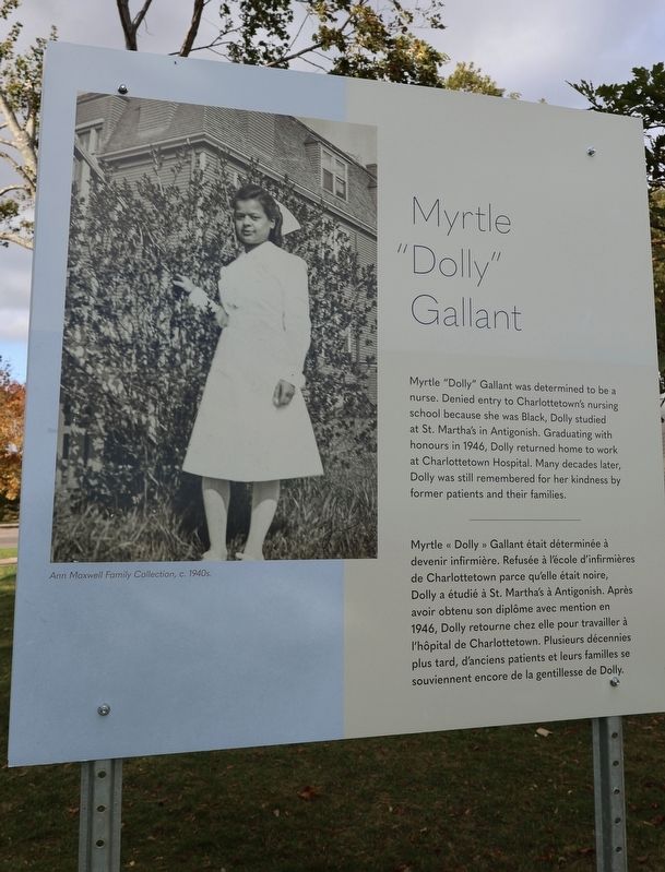 Myrtle "Dolly" Gallant Marker image. Click for full size.