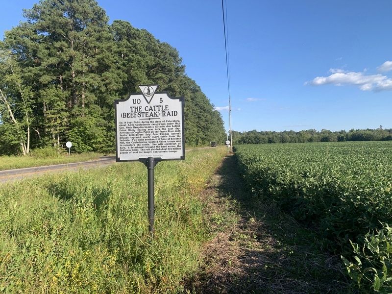 The Cattle (Beefsteak) Raid Marker image. Click for full size.