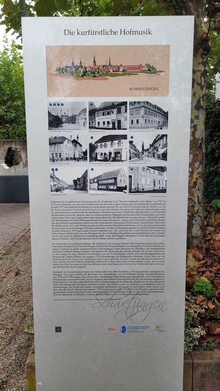 Die kurf�rstliche Hofmusik / The Electoral Court Music Marker image. Click for full size.
