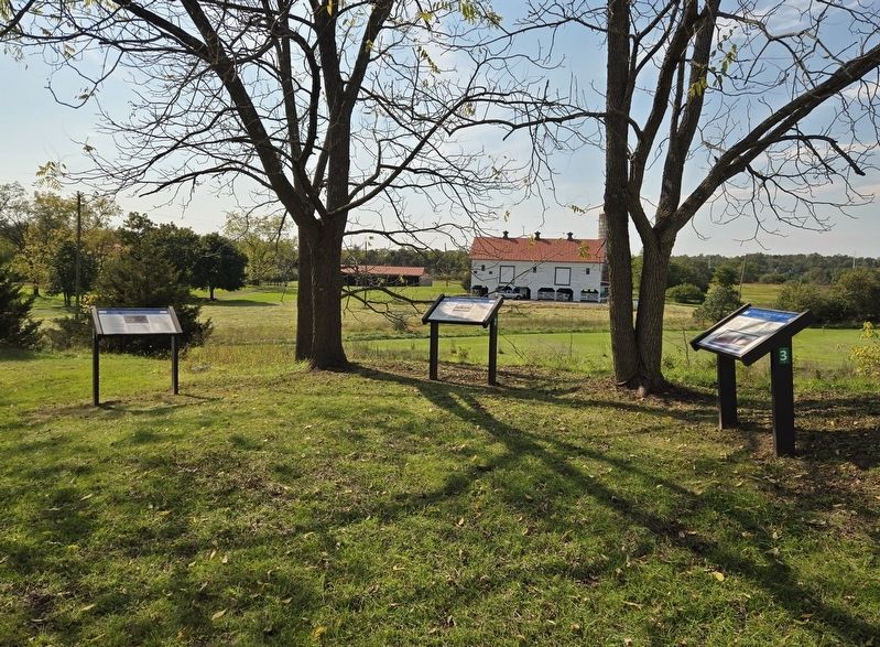 Site of the Original Pritchard Barn Marker. Click for full size. Site of the Original Pritchard Barn Marker image. Click for full size.