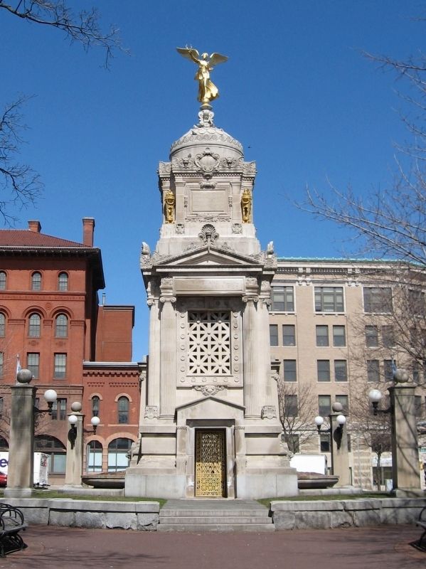 New Britain Soldiers' Monument. Click for full size. New Britain Soldiers' Monument image. Click for full size.