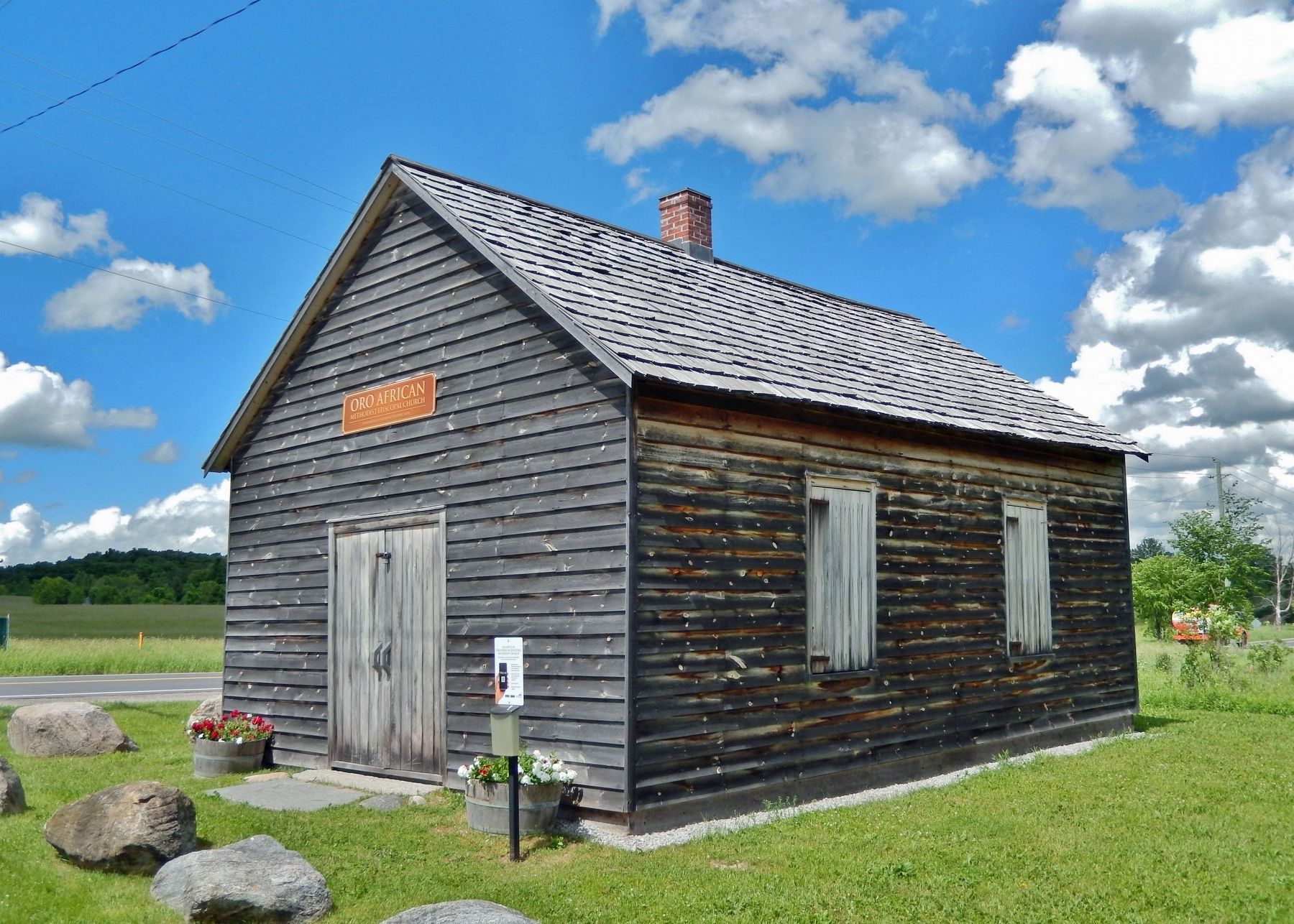 Oro African Methodist Episcopal Church (<i>southwest elevation</i>) image. Click for full size.