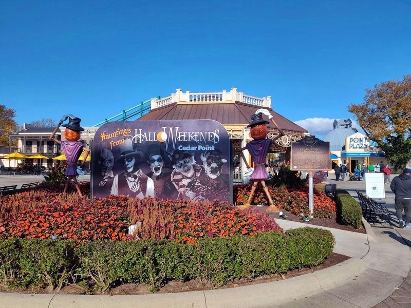 Cedar Point Marker. Click for full size. Cedar Point Marker image. Click for full size.