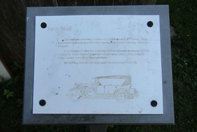 Farm Shed Marker. Click for full size. Farm Shed Marker image. Click for full size.