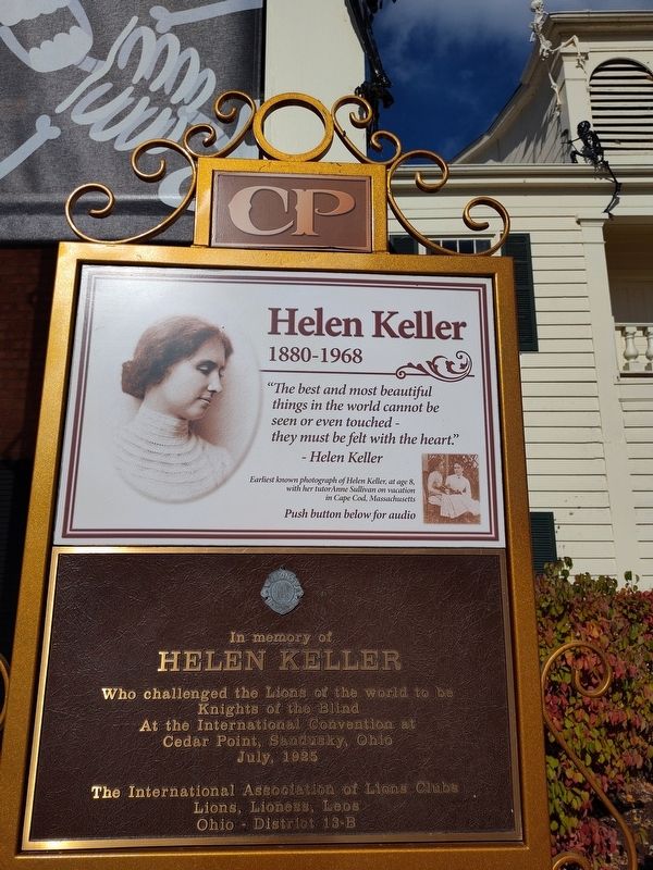 Helen Keller Marker image. Click for full size.