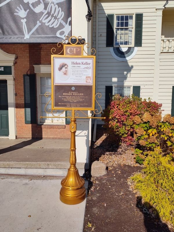 Helen Keller Marker image. Click for full size.
