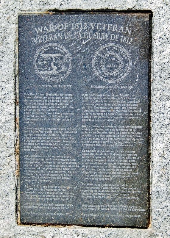 War of 1812 Veteran Marker image. Click for full size.
