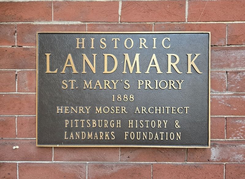 St. Mary's Priory Marker image. Click for full size.