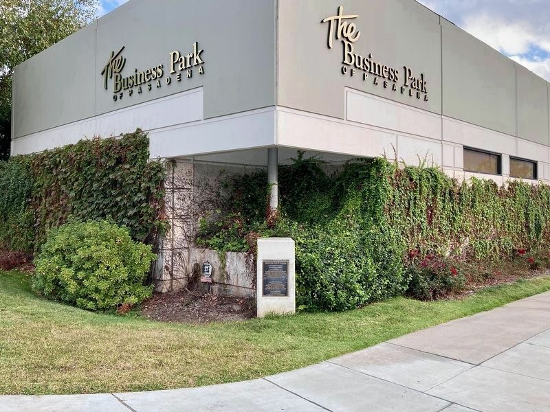 Business Park of Pasadena and Marker image. Click for full size.