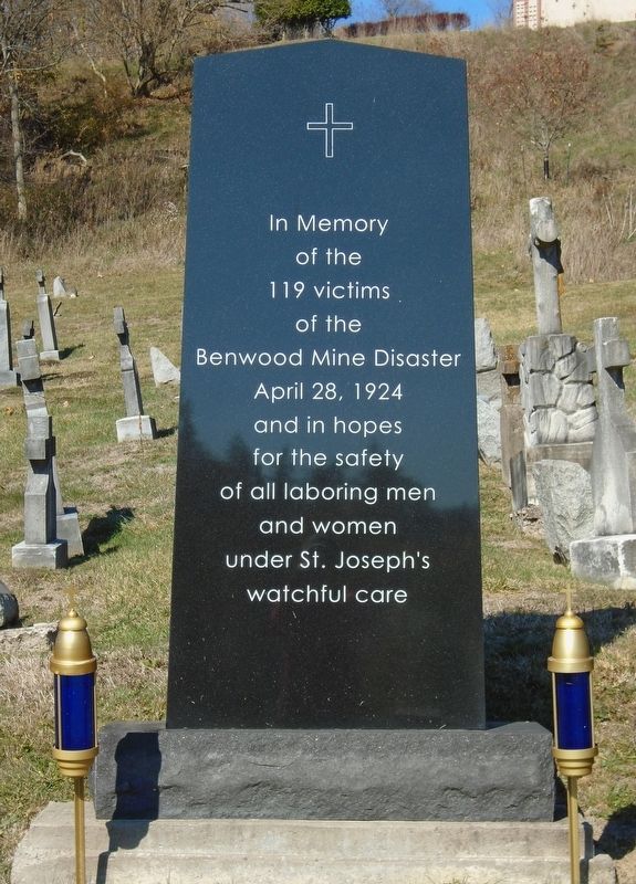 Benwood Mine Disaster Memorial image. Click for full size.