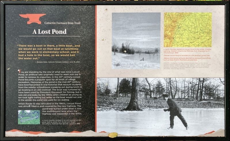 A Lost Pond Marker image. Click for full size.