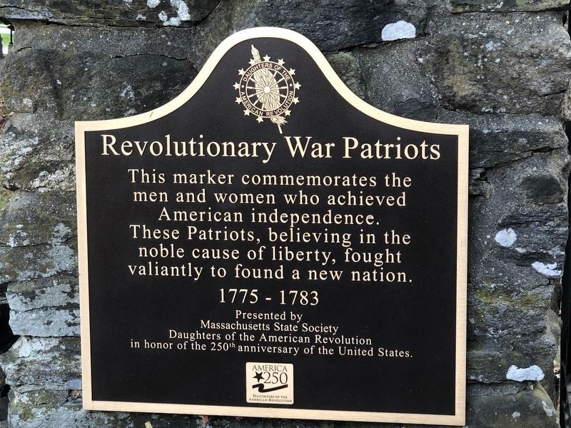 Revolutionary War Patriots Marker. Click for full size. Revolutionary War Patriots Marker image. Click for full size.