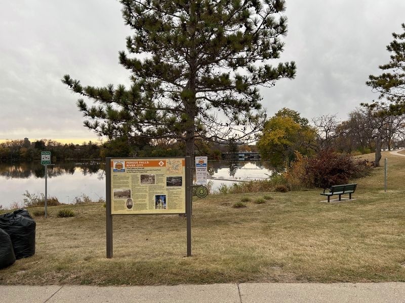 Fergus Falls: River City Marker image. Click for full size.