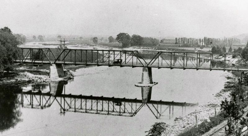 The 1913 Blair Bridge ca 1915. Click for full size. The 1913 Blair Bridge ca 1915 image. Click for full size.