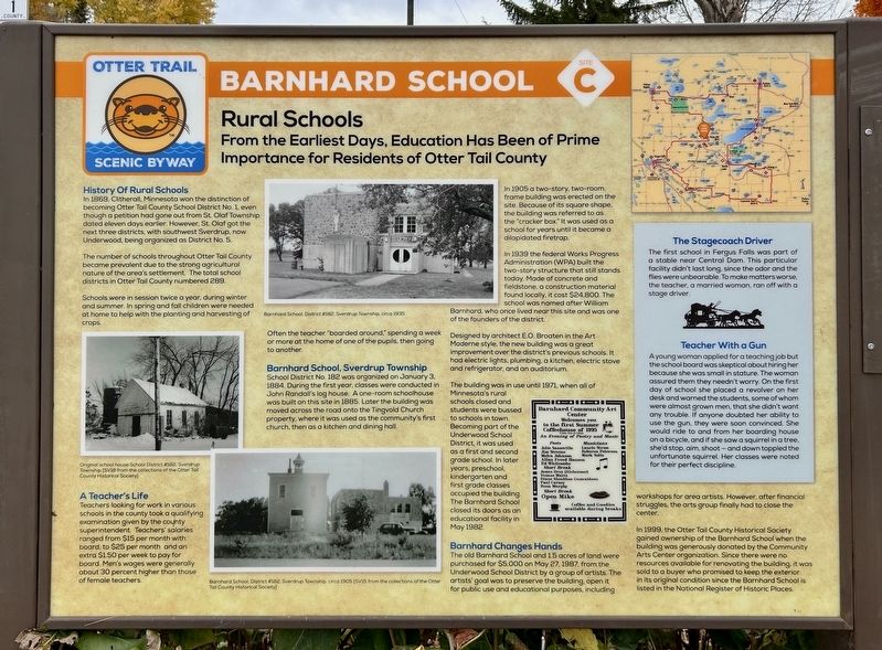 Barnhard School Marker. Click for full size. Barnhard School Marker image. Click for full size.