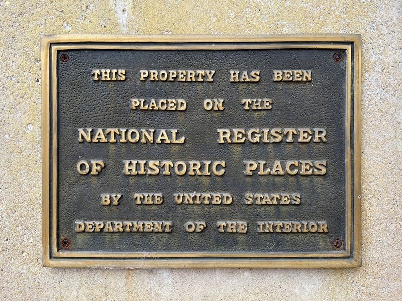 Barnhard School NRHP Plaque. Click for full size. Barnhard School NRHP Plaque image. Click for full size.