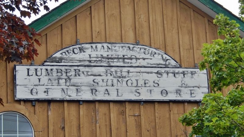 C. Beck Manufacturing Company Sign. Click for full size. C. Beck Manufacturing Company Sign image. Click for full size.