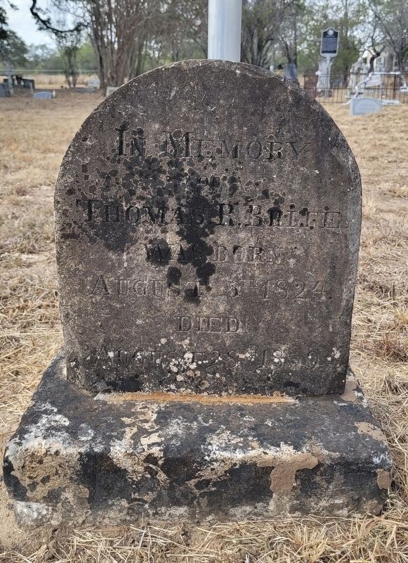 Thomas Ransdell Brite Gravestone image. Click for full size.