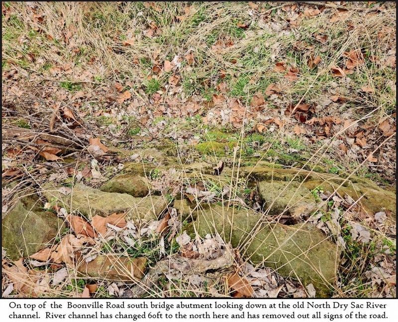 Remnants of the Old Boonville Road Bridge image. Click for full size.