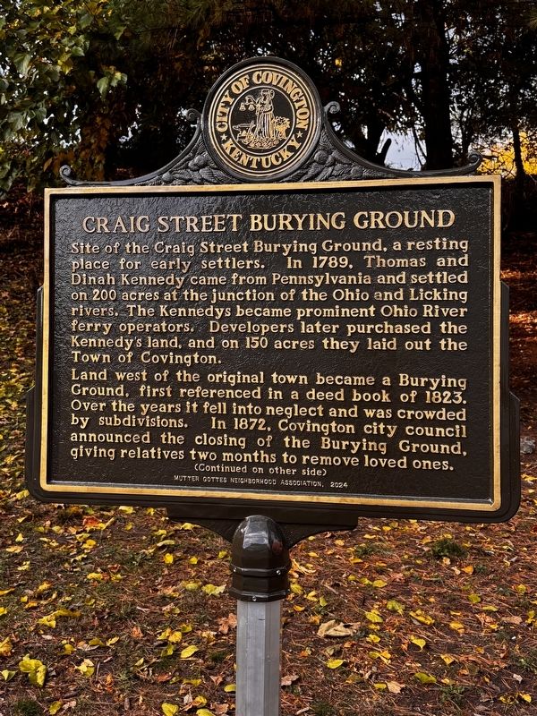 Craig Streey Burying Ground Marker. Click for full size. Craig Streey Burying Ground Marker image. Click for full size.