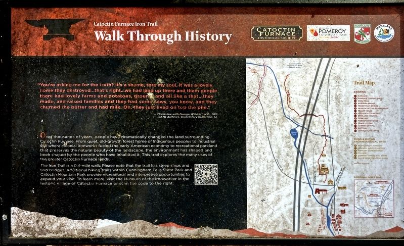 Walk Through History Marker. Click for full size. Walk Through History Marker image. Click for full size.