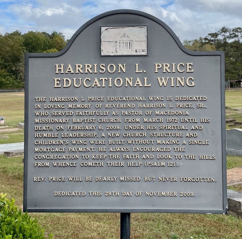 Harrison L. Price Educational Wing Marker. Click for full size. Harrison L. Price Educational Wing Marker image. Click for full size.