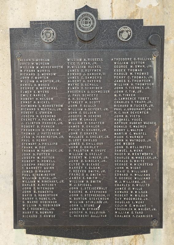 World War II Honor Roll Marker image. Click for full size.