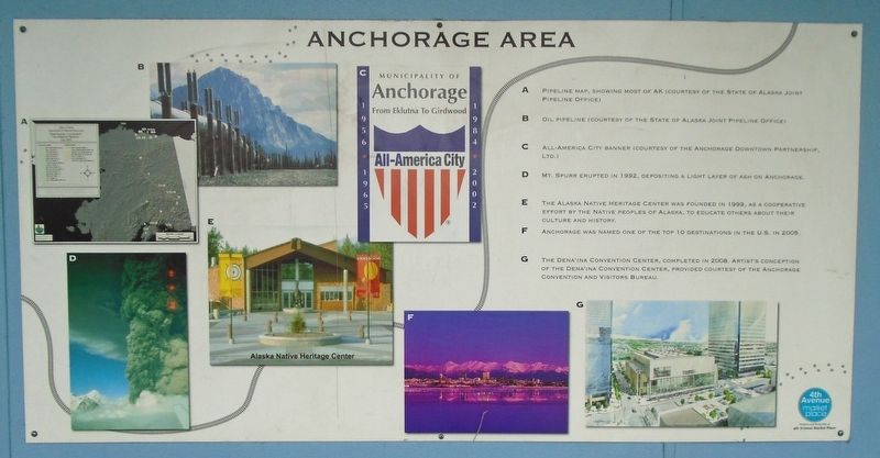 Anchorage Area All-American City Marker image. Click for full size.