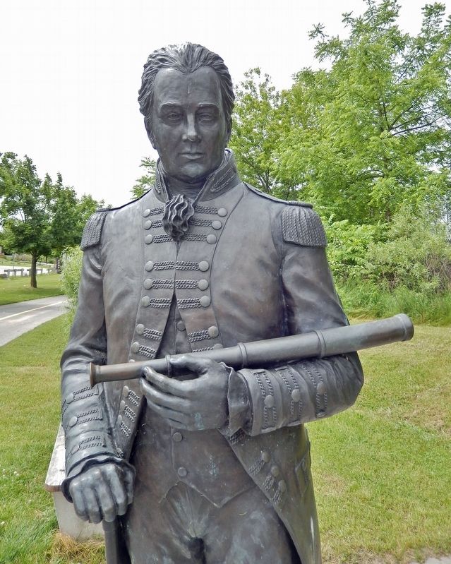 John Graves Simcoe sculpture. Click for full size. John Graves Simcoe sculpture image. Click for full size.