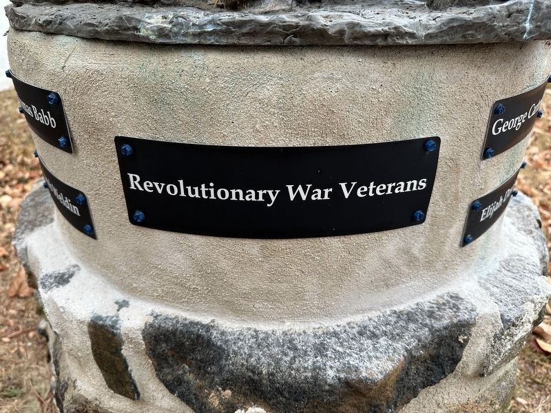 Revolutionary War Veterans Marker. Click for full size. Revolutionary War Veterans Marker image. Click for full size.