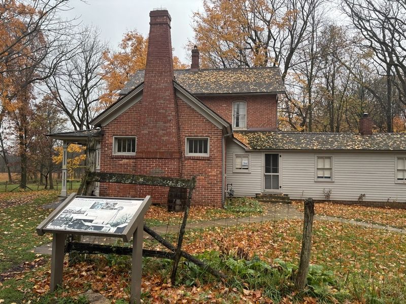 Chellberg Farm and the Swedish Community Marker. Click for full size. Chellberg Farm and the Swedish Community Marker image. Click for full size.