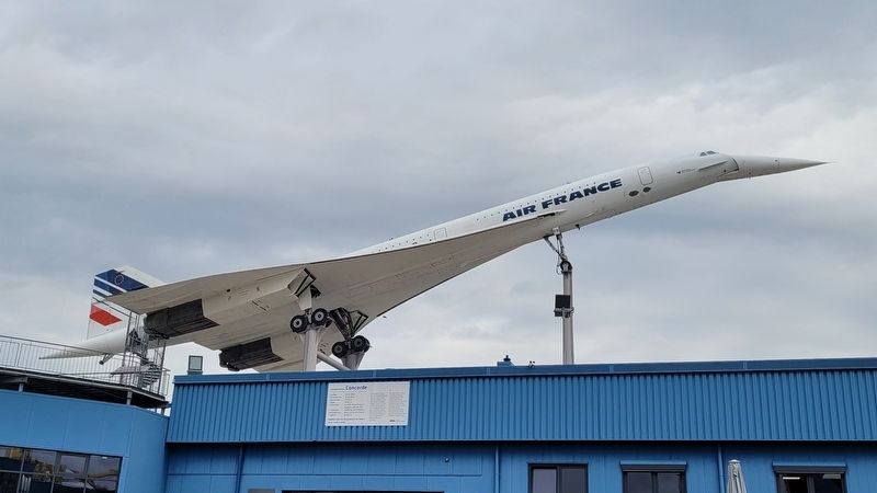 The Concorde and Marker. Click for full size. The Concorde and Marker image. Click for full size.
