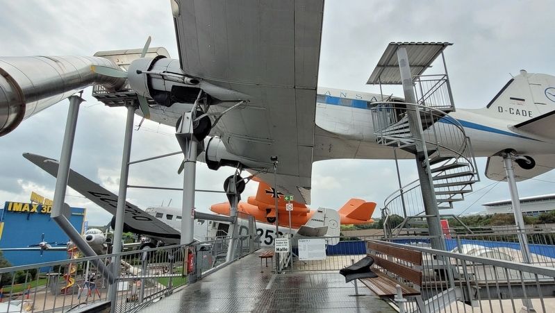 The Douglas DC 3 and Marker. Click for full size. The Douglas DC 3 and Marker image. Click for full size.