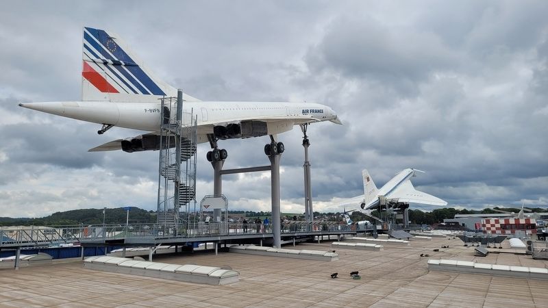 The view of the Concorde on the roof. Click for full size. The view of the Concorde on the roof image. Click for full size.